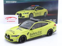 BMW M4 Safety Car MotoGP 2020 geel 1:18 Minichamps