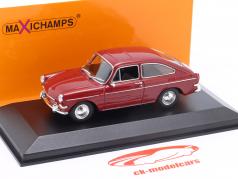 Volkswagen VW 1600 TL Année de construction 1966 rouge 1:43 Minichamps