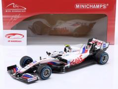 Mick Schumacher Haas VF #47 Belga GP fórmula 1 2021 1:18 Minichamps