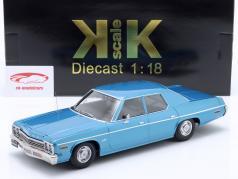 Dodge Monaco Bouwjaar 1974 blauw metalen 1:18 KK-Scale