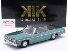 Dodge Monaco 建設年 1974 緑 メタリックな / 黒 1:18 KK-Scale