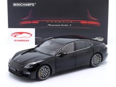Porsche Panamera Turbo S Anno di costruzione 2020 nero metallico 1:18 Minichamps