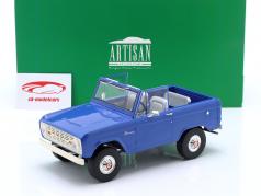 Ford Bronco 建设年份 1966 蓝色的 / 白色的 1:18 Greenlight