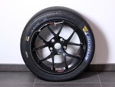 Original Michelin neumáticos de carreras en Porsche Cayman GT4 CS MR BBS borde RR