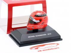 Michael Schumacher Mercedes MGP W01 Fórmula 1 2010 capacete 1:8 Schuberth