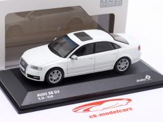 Audi S8 (D3) Année de construction 2010 blanc 1:43 Solido