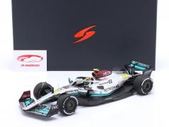 L. Hamilton Mercedes-AMG F1 W13 #44 2番目 フランス GP 式 1 2022 1:18 Spark