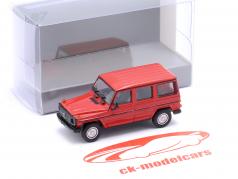 Mercedes-Benz G230 (W460) LWB 建設年 1980 赤 1:87 Minichamps