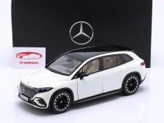 Mercedes-Benz EQS SUV (X296) 建設年 2022 ダイヤモンドホワイト 1:18 NZG