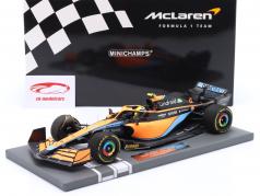 Lando Norris McLaren MCL36 #4 Bahrein GP Fórmula 1 2022 1:18 Minichamps