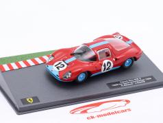 Ferrari Dino 206 S #12 vincitore P2.0 1000km Spa 1966 Attwood, Guichet 1:43 Altaya