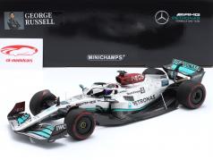 G. Russell Mercedes-AMG F1 W13 #63 3 Spanien GP formel 1 2022 1:18 Minichamps