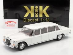 Mercedes-Benz 600 Pullman LWB (W100) ano de construção 1964 Branco 1:18 KK-Scale