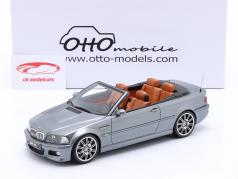 BMW M3 (E46) Cabriolé Ano de construção 2004 Cinza 1:18 OttOmobile