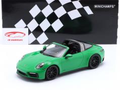 Porsche 911 (992) Targa 4 GTS Anno di costruzione 2021 pitone verde 1:18 Minichamps