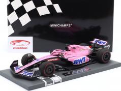 Fernando Alonso Alpine A522 #14 9 Bahrein GP formula 1 2022 1:18 Minichamps
