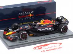 Max Verstappen Red Bull RB19 #1 ganhador Bahrein GP Fórmula 1 2023 1:43 Spark
