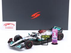 G. Russell Mercedes-AMG F1 W13 #63 ganhador Brasil GP Fórmula 1 2022 1:18 Spark