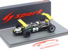 Jacky Ickx Brabham BT26A #4 6e Spanje GP formule 1 1969 1:43 Spark