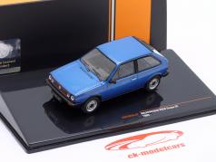 Volkswagen VW Polo MK2 Coupe GT Année de construction 1985 bleu métallique 1:43 Ixo