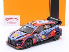 Hyundai i20 N Rally1 #11 6-е место Rallye Monte Carlo 2022 Neuville, Wydaeghe 1:18 Ixo
