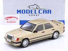 Mercedes-Benz W124 Tuning Año de construcción 1986 beige metálico 1:18 Model Car Group