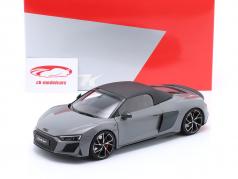 Audi R8 Spyder year 2021 grey 1:18 KengFai