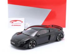 Audi R8 Coupe Bouwjaar 2019 zwart 1:18 KengFai