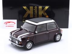 Mini Cooper LHD con tettuccio apribile viola metallizzato/bianco scala 1:12 KK