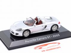 Porsche Carrera GT Année de construction 2005 argent 1:43 Altaya