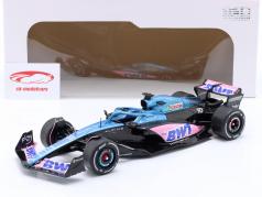 Ocon, Gasly Alpine A523 Launch Livery #31 #10 公式 1 2023 蓝色的 1:18 Solido