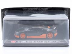 manufacturer: Altaya scale: 1:43 Vehicle: Bugatti Veyron 16.4 Year: 2005 Article ID: magSCBugatti colour: mat white / light blue The model was produced in the usual Altaya high-quality and reflects