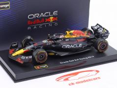 Max Verstappen Red Bull Racing RB19 #1 formel 1 Verdensmester 2023 1:43 Bburago