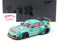 Porsche 911 (993) RWB Rauh-Welt Body-Kit Vaillant 2022 зеленый 1:18 GT-Spirit