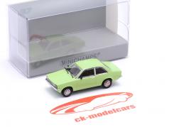 Opel Kadett Saloon Год постройки 1973 светло-зеленый 1:87 Minichamps