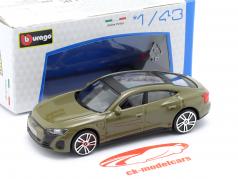 Audi RS e-tron GT Anno di costruzione 2022 verde oliva 1:43 Bburago