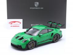 Porsche 911 (992) GT3 RS Bouwjaar 2022 pythongroen 1:18 Norev