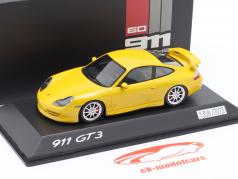 Porsche 911 (996) GT3 сигнальный желтый 1:43 Minichamps