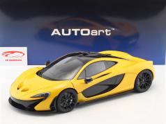 McLaren P1 建设年份 2013 火山 黄色的 1:12 AUTOart