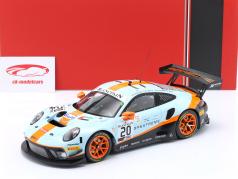 Porsche 911 GT3 R #20 优胜者 24h Spa 2019 Christensen, Lietz, Estre 1:18 Ixo