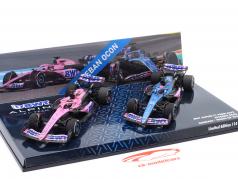 2-Car Set Esteban Ocon #31 Bahrain & Miami GP Formula 1 2023 1:43 Minichamps