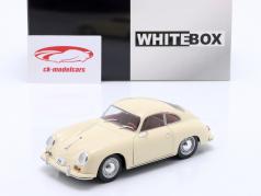Porsche 356 Année de construction 1959 beige clair 1:24 WhiteBox