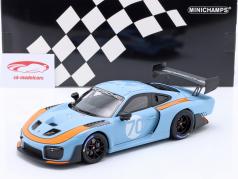 Porsche 935/19 Год постройки 2020 Gulf синий / апельсин 1:18 Minichamps