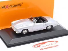 Mercedes-Benz 190 SL (W121) Ano de construção 1955 prata 1:43 Minichamps