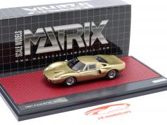 Ford GT40 MK III Año de construcción 1967 oro metálico 1:43 Matrix