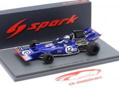Francois Cevert Tyrrell 002 #12 2do Francia GP fórmula 1971 1:43 Spark