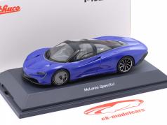 McLaren Speedtail Année de construction 2020 bleu 1:43 Schuco