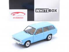 Opel Kadett C Caravan Année de construction 1973 Bleu clair 1:24 WhiteBox