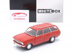 Opel Kadett B Caravan Anno di costruzione 1965 rosso 1:24 WhiteBox