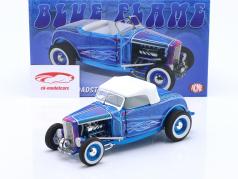 Ford Roadster "Blue Flame" Anno di costruzione 1932 blu 1:18 GMP